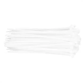 Topex kábelkötegelő 4,8 mmx200 mm, fehér, 75 részes