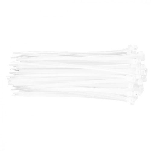Topex kábelkötegelő 4,8 mmx200 mm, fehér, 75 részes