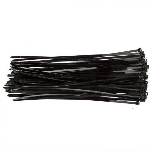 Topex kábelkötegelő 4,8 mmx300 mm, fekete, 75 részes
