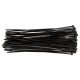 Topex kábelkötegelő 4,8 mmx300 mm, fekete, 75 részes
