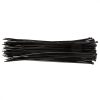 Topex kábelkötegelő 4,8 mmx370 mm, fekete, 75 részes