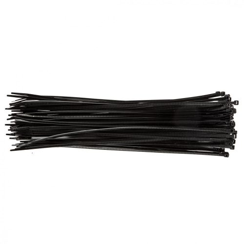 Topex kábelkötegelő 4,8 mmx370 mm, fekete, 75 részes