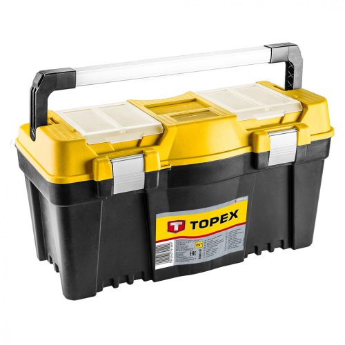 Topex szerszámláda 25", alu fogantyúval, 60x29x33cm