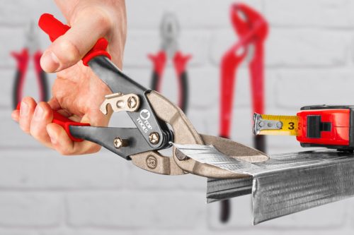 Top Tools lemezolló 250 mm jobbos