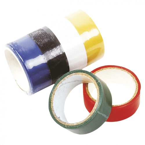 Top Tools szigetelőszalag készlet 3m x 19 mm, 6 részes