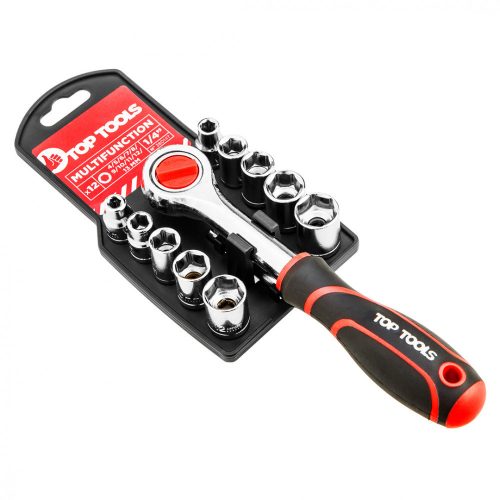 Top Tools dugókulcskészlet 1/4", 12 részes