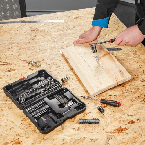 Top Tools dugókulcskészlet 3/8", 63 részes