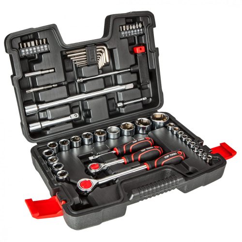 Top Tools dugókulcskészlet 1/4", 1/2" 53 részes