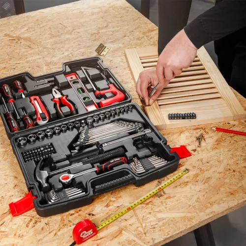 Top Tools szerszámkészlet 1/4", 3/8", 100 részes