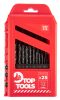 Top Tools fémfúró készlet 25 részes 1-13 mm