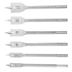Top Tools lapos fafúró készlet 6 részes 10-25 mm bit befogás