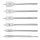 Top Tools lapos fafúró készlet 6 részes 10-25 mm bit befogás