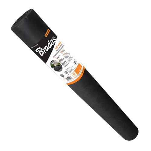 Talajtakaró geotextília fekete 1,1m x 50m 50g/m2 UV stab.