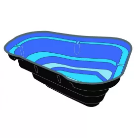 Tómeder Start 1000 liter kb 215x170x65 cm