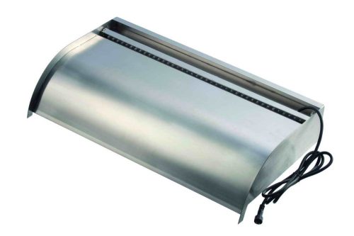 Vízeséselem 60cm-rozsdamentes acél-mélység Nevada 33cm LED világítással