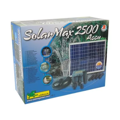 Pumpa SolarMax 2500 Accu +napelemes panel (2500l/h)