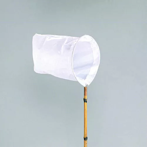 Merítőháló kézi, finom hálóval, 150cm bambusz nyéllel