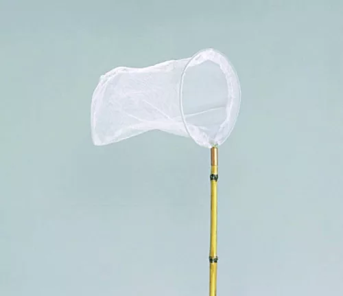 Merítőháló kézi, durva hálóval,150cm bambusz nyéllel