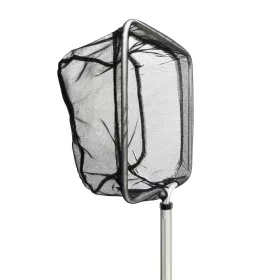 Merítőháló nagy,négyzet alakú,teleszkópos nyé l113-180cm