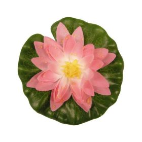 Selyemvirág, tavirózsa 14cm pink