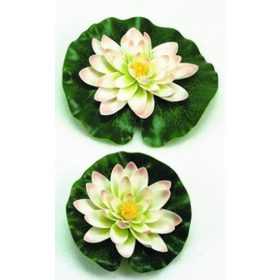 Selyemvirág, tavirózsa 20cm fehér