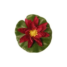 Selyemvirág, tavirózsa 20cm piros