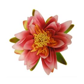 Selyemvirág, tavirózsa, 16cm rózsaszín