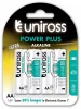Uniross power plus alkáli ceruza elem AA (LR6) (1,5V) B4