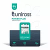 Uniross power plus alkáli elem 9V (6LR61) B1