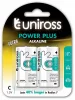 Uniross power plus alkáli baby elem (LR14) (1,5V) B2