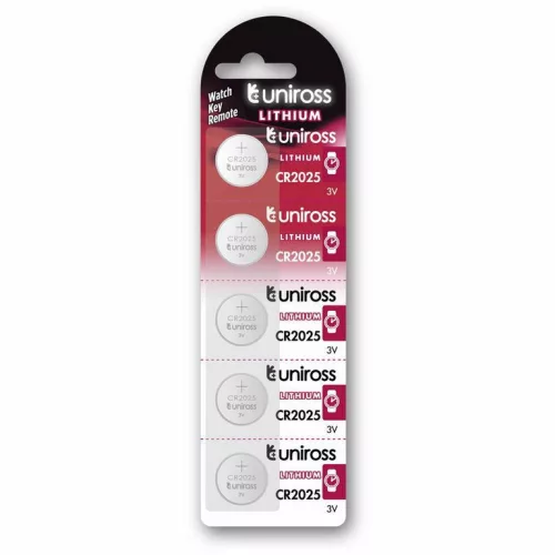Uniross lithium gombelem 2025 (3V) B5