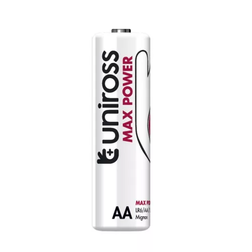 Uniross max power alkáli ceruza elem AA (LR6) (1,5V) B4