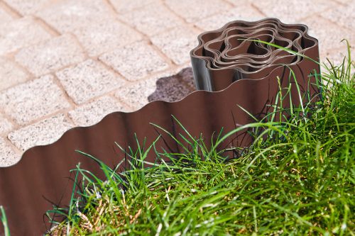 Verto ágyásszegély 20 cmx9 m, barna