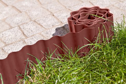 Verto ágyásszegély 20 cmx9 m, barna