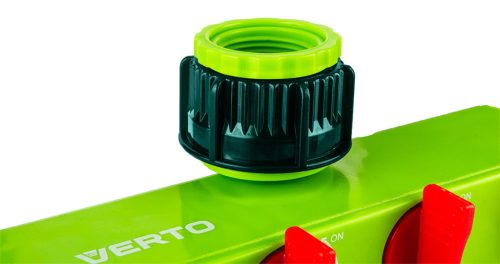 Verto 4 utas vízelosztó, csapcsatlakozó, zárható