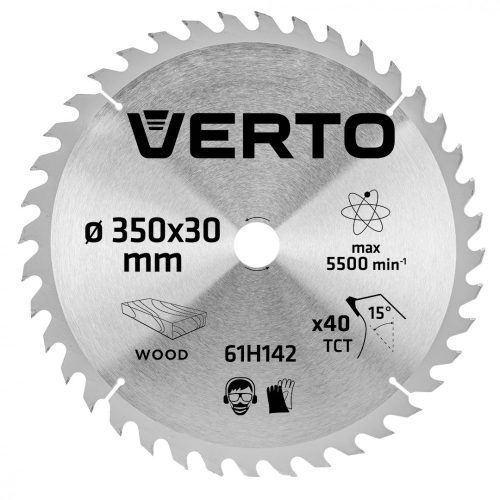 Verto körfűrészlap 350x30 mm, Z40