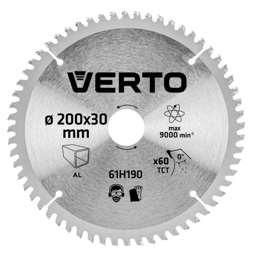 Verto körfűrészlap Z60, 200x30 mm
