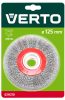 Verto drótkorong körkefe hullámos 125 mm