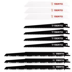 Verto orrfűrészlap készlet, HCS/BIM 10 részes