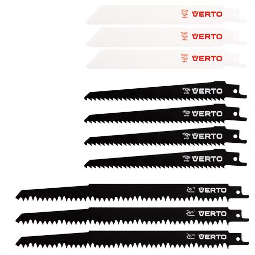Verto orrfűrészlap készlet, HCS/BIM 10 részes