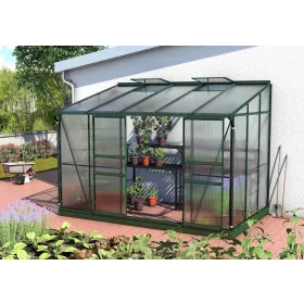 Üvegház 6 mm zöld színű Ida 6500 PC
