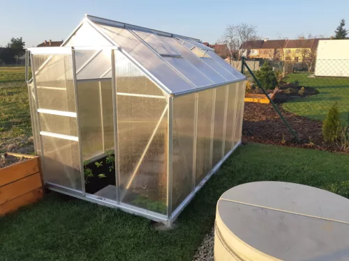 Üvegház 4 mm ezüst Target 5000 PC
