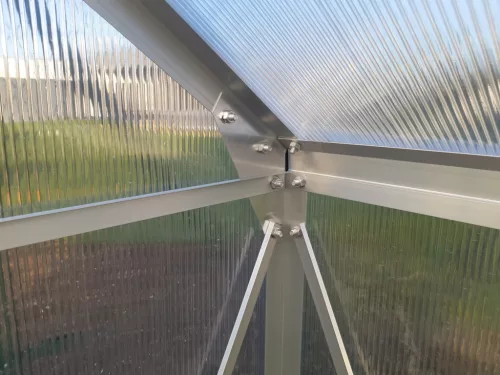 Üvegház PC 4 mm ezüst Target 6200