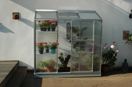 Üvegház 4 mm ezüst színű Ida 1300 PC