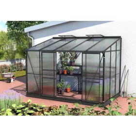 Üvegház 4 mm Ida 6500 PC fekete