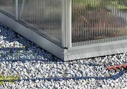 Üvegház 4 mm Triton 7500 PC ezüst