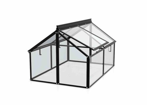 Melegágy átlátszó üveg 3 mm GAIA JUMBO fekete