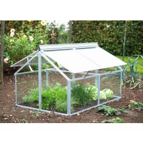 Melegágy átlátszó üveg 3 mm GAIA JUMBO ezüst