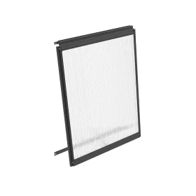 Fali szellőző ablak fekete 6 mm V típus (40000608) PC