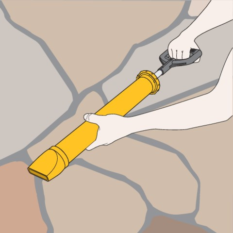 Vorel fugázó fúvóka, széles, 80x20 mm